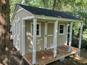 Custom porch, extra set of doors